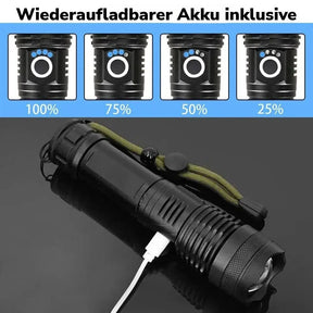 LED Taschenlampe – Extrem hell - Immer Einsatzbereit