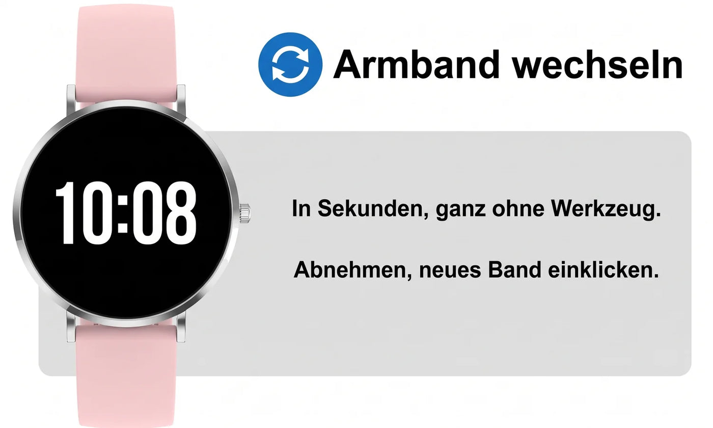 Amory 5 Mini – Armband wechseln in Sekunden, ohne Werkzeug