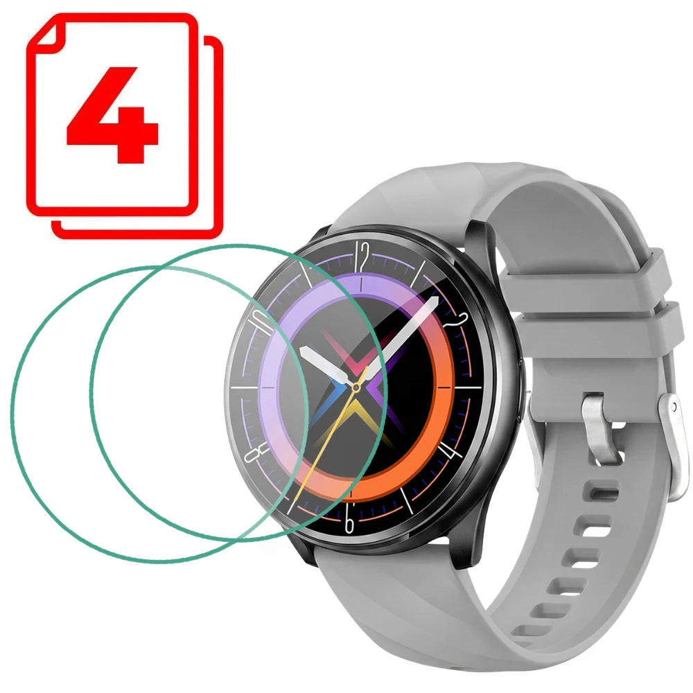 Panzerglas Displayschutzfolie 4 Stk. für Smartwatch Pireware® Aquora