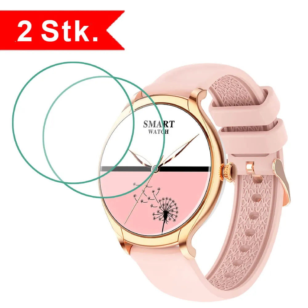 Panzerglas Displayschutzfolie 2 Stk. für Smartwatch Pireware® Harmony 4