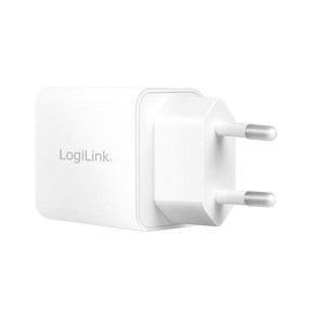 USB Adapter USB-C + USB Schnellladen 2 Ports LogiLink Quick Charge