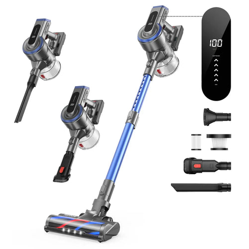 Pireware Akku Staubsauger Blau