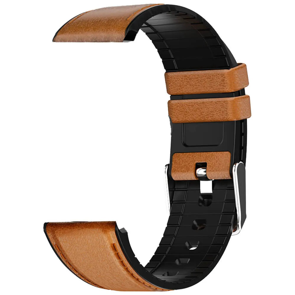 Smartwatch Ersatz Armband Braun Leder Inpulse Pacific 2