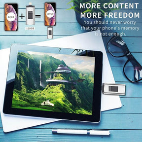 Apple iPad USB Stick fuer einfache Bild uebertragung und Speicherplatzerweiterung